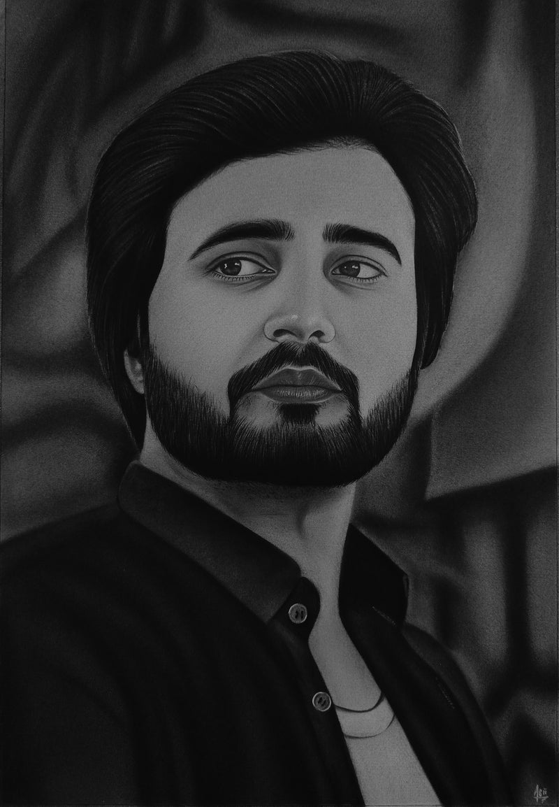 "The Visionary" – Custom Candid Hand-Drawn Portrait