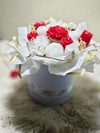 Handcrafted Eternal Rose Bouquet Candle Box – Artisan Floral Soy Wax Arrangement for Gifting & Decor