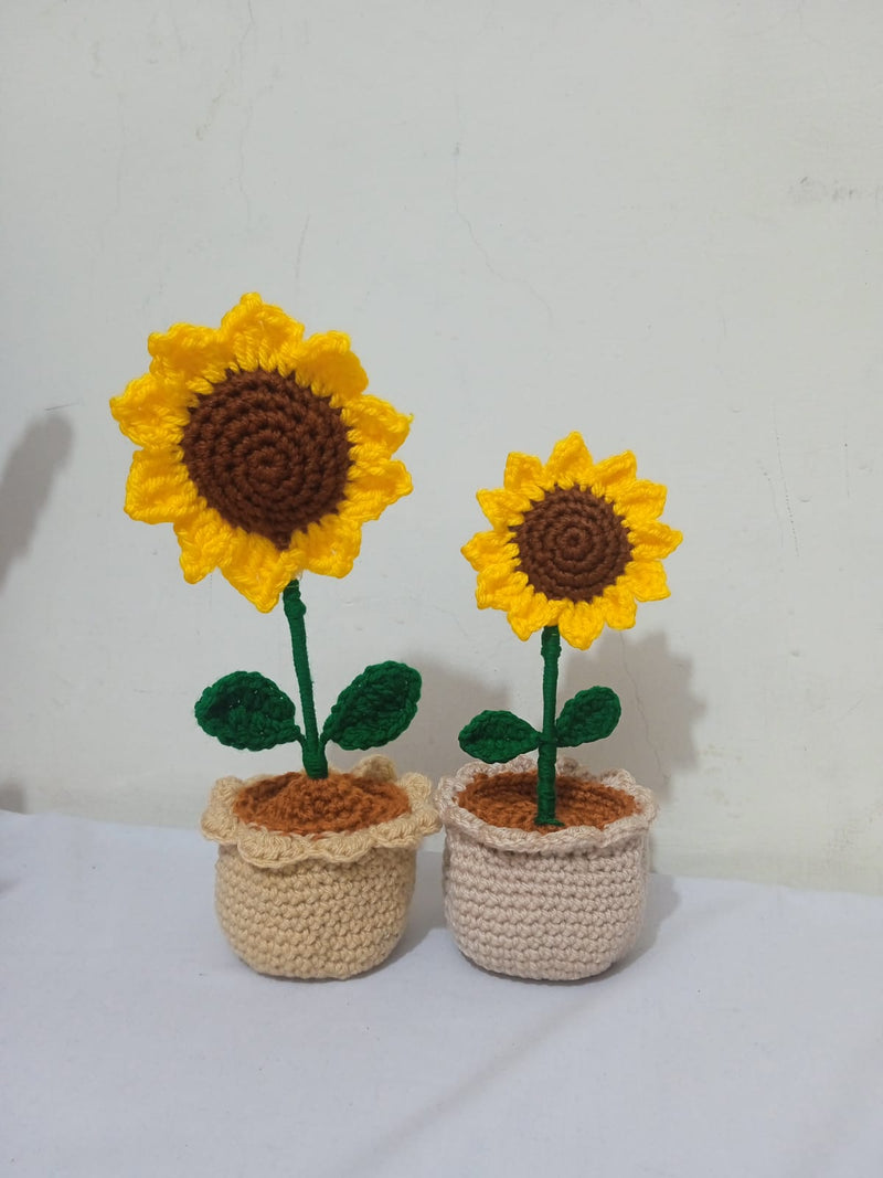 SUN FLOWER-HANDMADE AVAILABLE IN ALL DIFFERENT COLORS