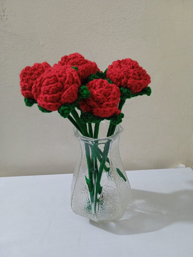 ROSE FLOWERS-HANDMADE AVAILABLE IN ALL DIFFERENT COLORS
