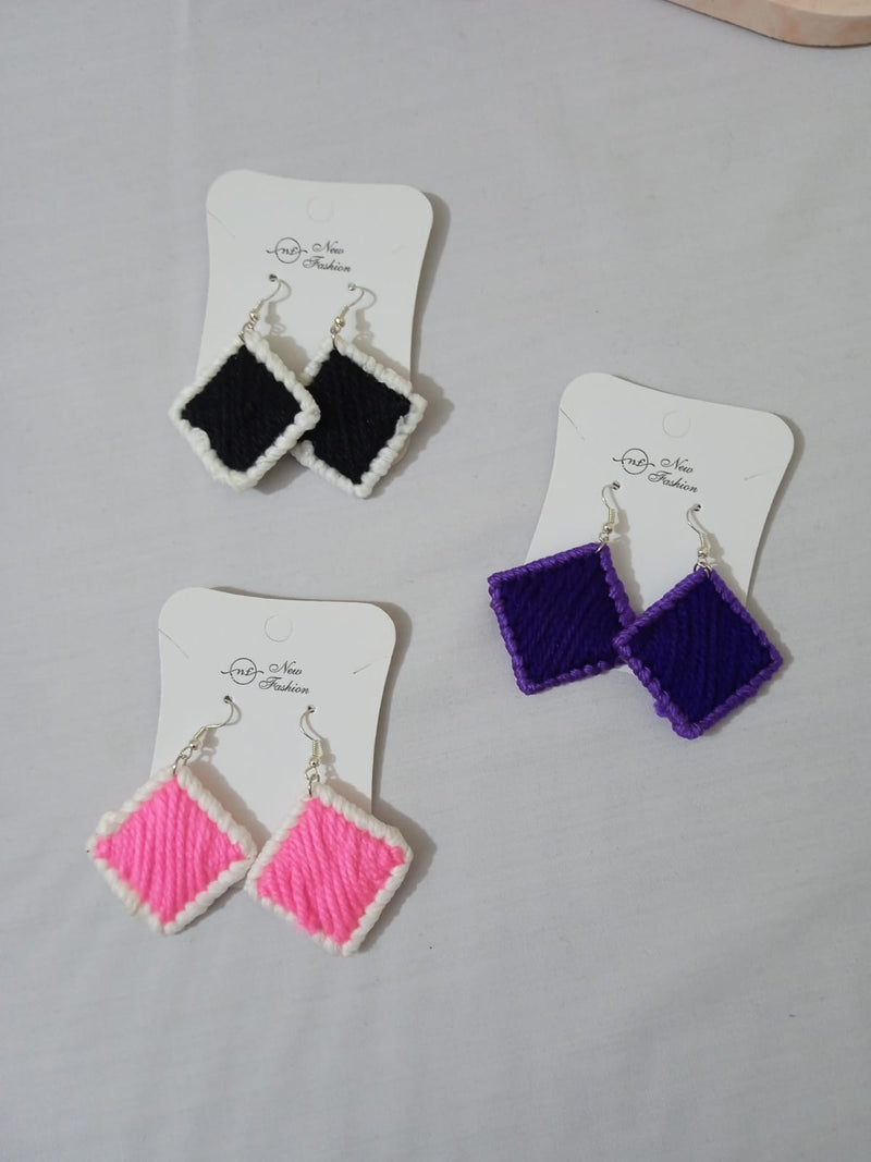 JOMKA EAR RINGINGS-HANDMADE AVAILABLE IN ALL DIFFERENT COLORS