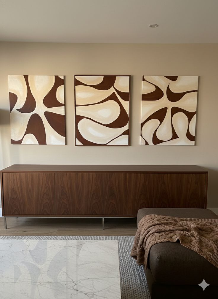 BEDROOM PAINTING-HANDMADE-3 PEICE