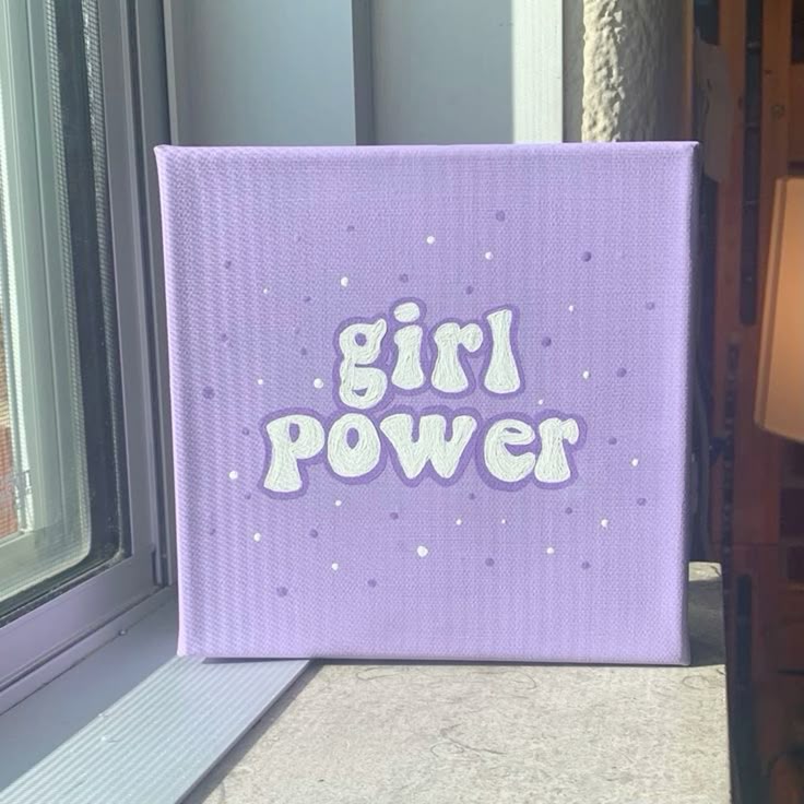 GIRL POWER PAINTING-HANDMADE-ALL COLORS CUSTOMIZABLE-LOVE PAINTING-ALL COLOR AVAILABLE-HANDMADE-size 16x24 -1piece canvas painting