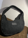 The "Obsidian" Crochet Crescent Hobo