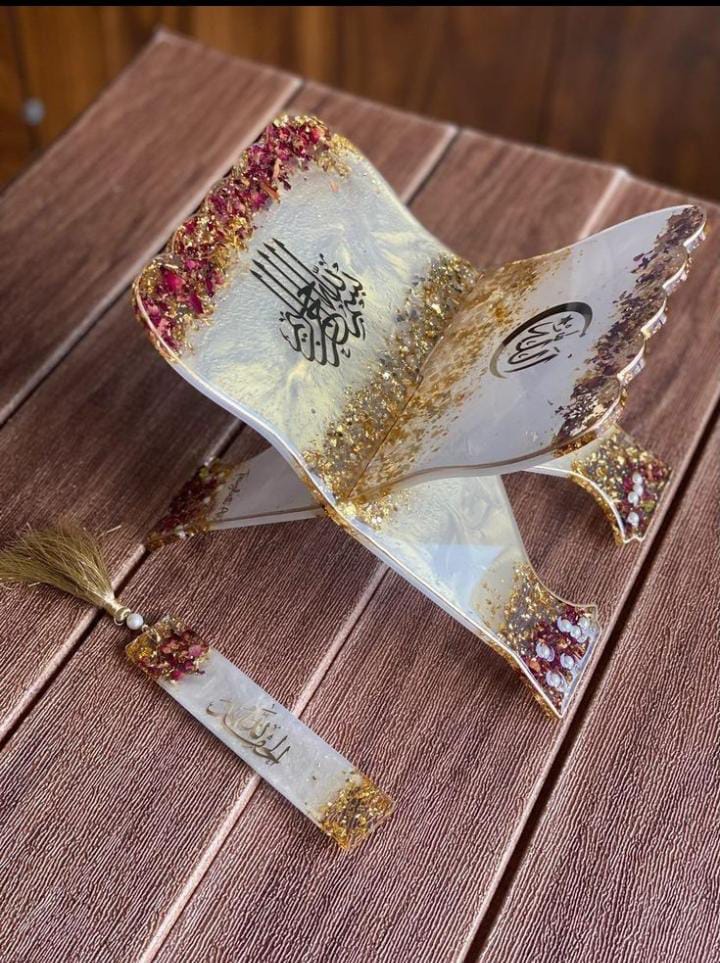 Sacred Gilded Rehal & Bookmark Set