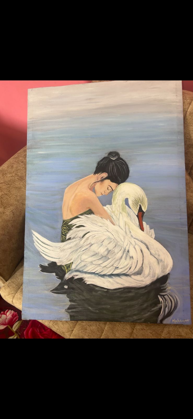 : Grace on the Water – Original Acrylic Painting on Canvas