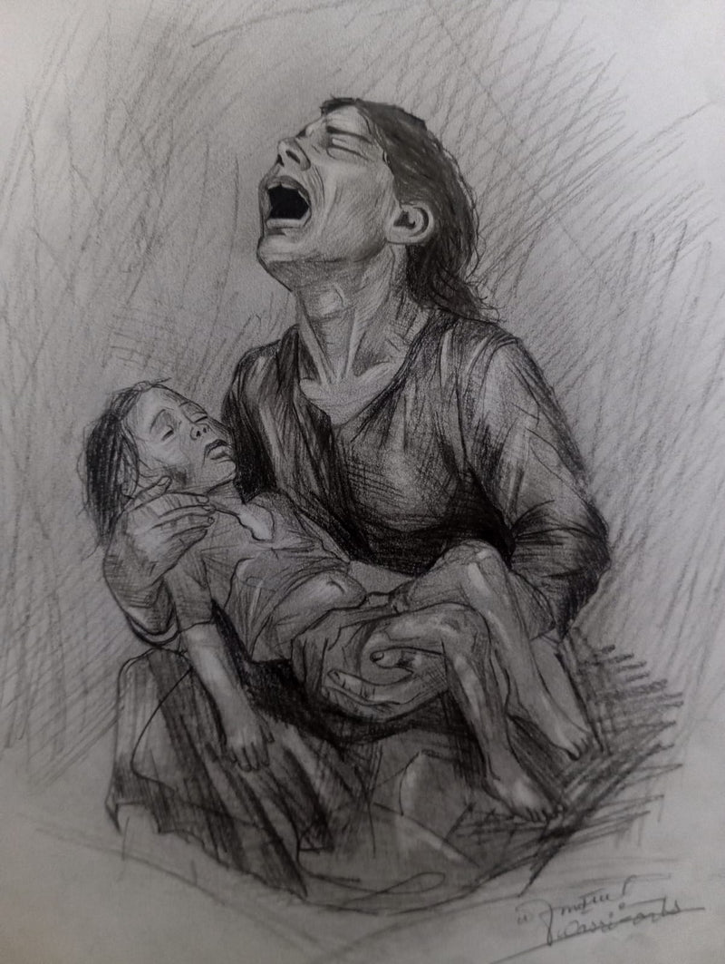 "Heartstrings" – Expressive Hand-Drawn Narrative Art