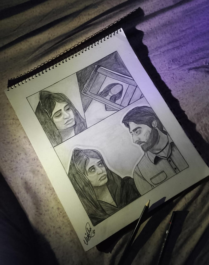 Moments in Graphite: A Story in Three Panels