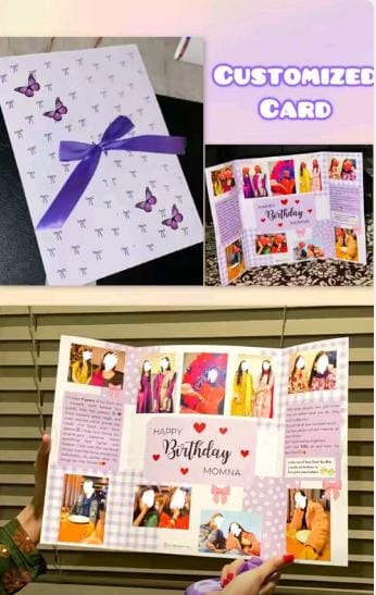 Handcrafted Personalized Birthday Memory Collage Card | Unique Sentimental Gift by Kashish
