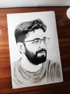 Soul in Charcoal: Custom Hand-Drawn Portrait