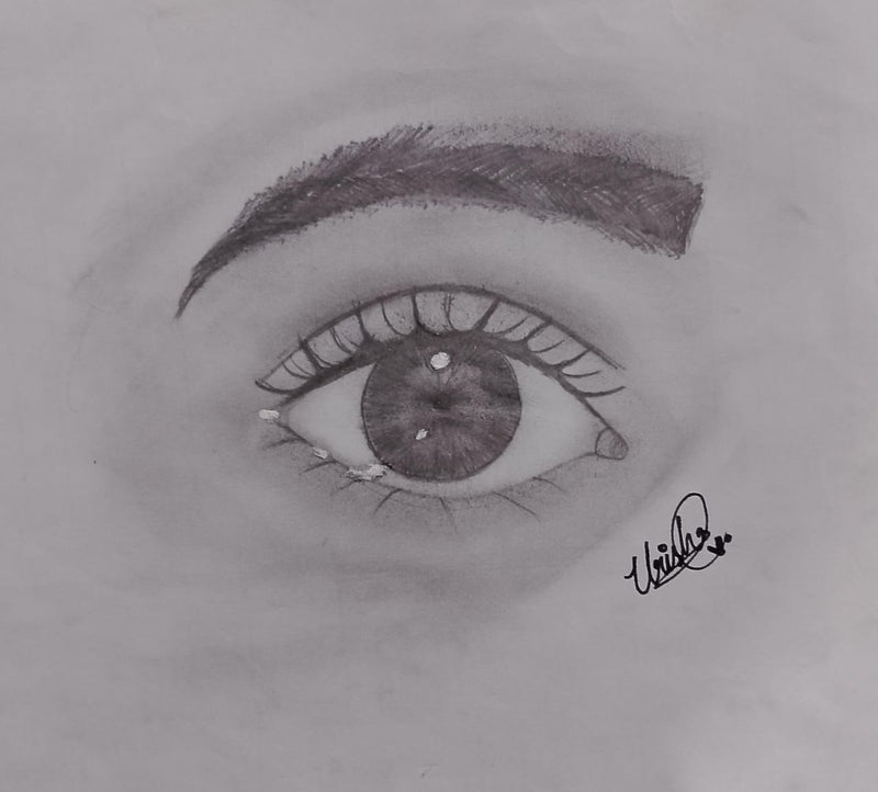 Hyper-Realistic Graphite Eye Study — Original Pencil Artwork